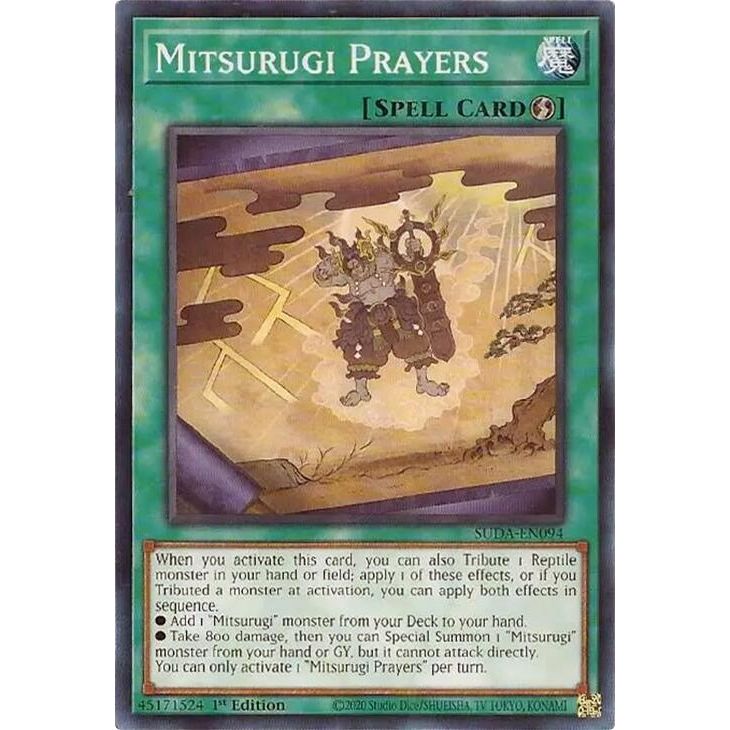 Image for Mitsurugi Prayers (SUDA-EN094) (SUDA) - YuGiOh
