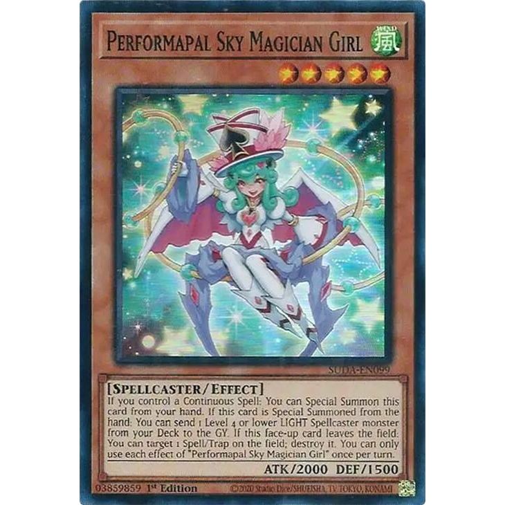 Image for Performapal Sky Magician Girl (SUDA-EN099) (SUDA) - YuGiOh