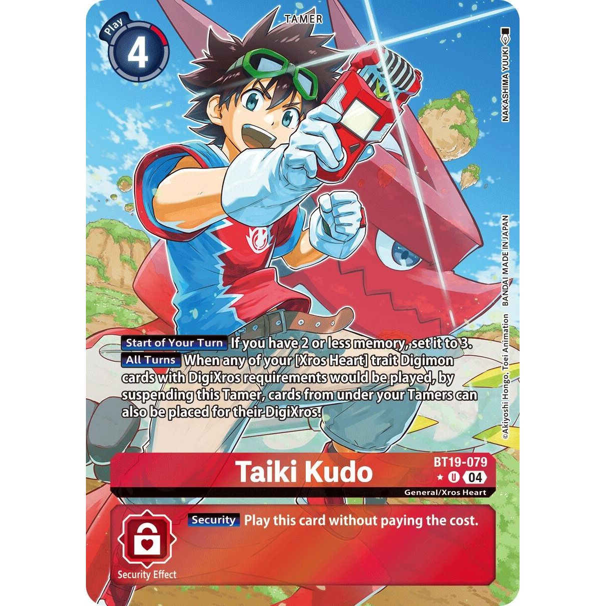 Image for Taiki Kudo (Alternate Art) (BT19-079 U) (BT19-20) - Digimon Card Game