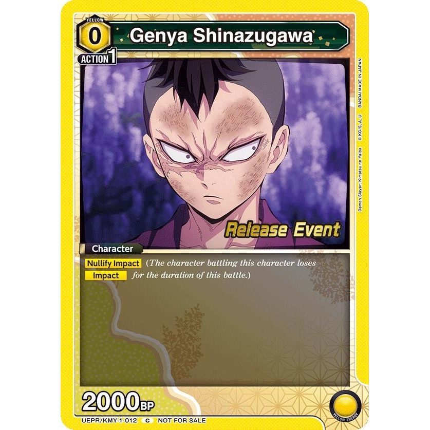 Image for Genya Shinazugawa (012) (UEPR/KMY-1-012) (UE05BT_RE) - Union Arena