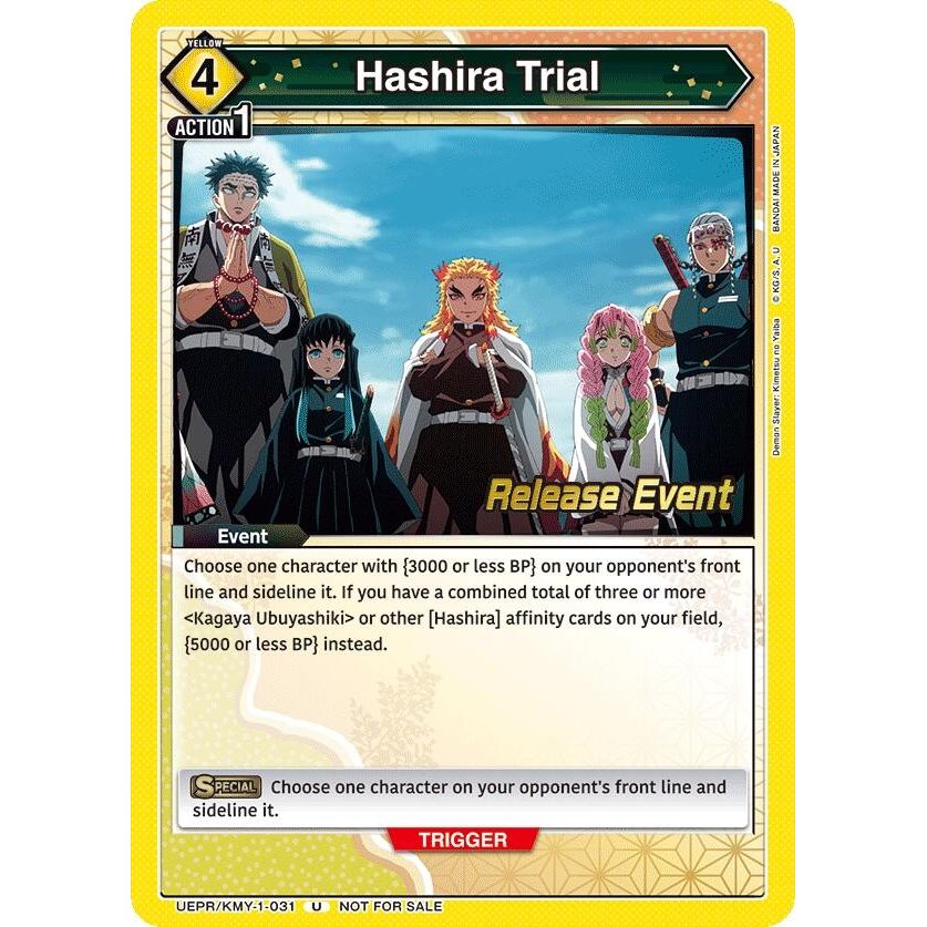 Image for Hashira Trial (UEPR/KMY-1-031) (UE05BT_RE) - Union Arena