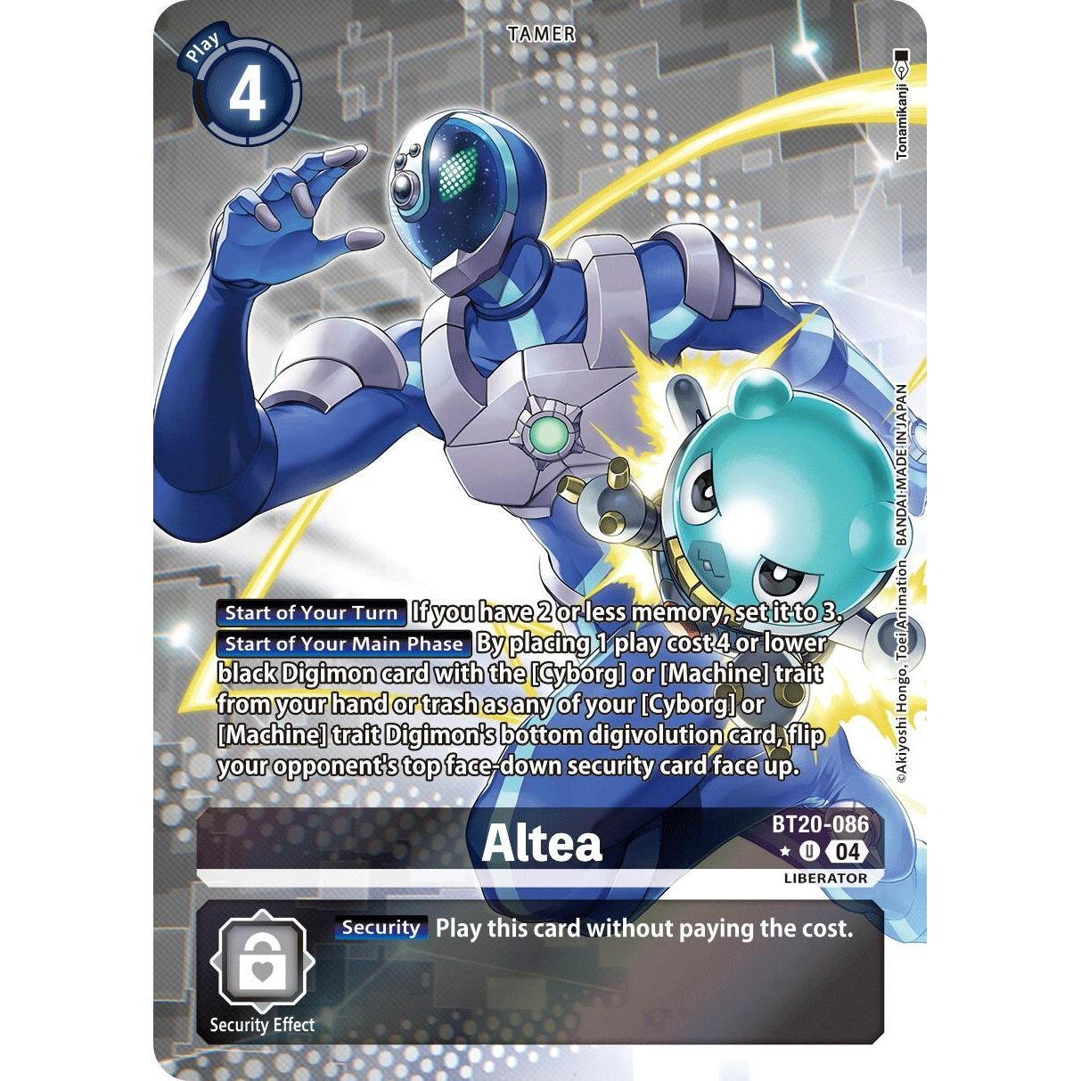 Image for Altea (Alternate Art) (BT20-086 U) (BT19-20) - Digimon Card Game