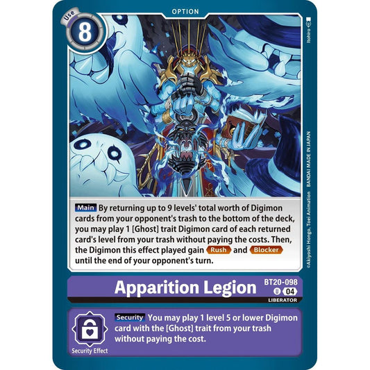 Image for Apparition Legion (BT20-098 U) (BT19-20) - Digimon Card Game