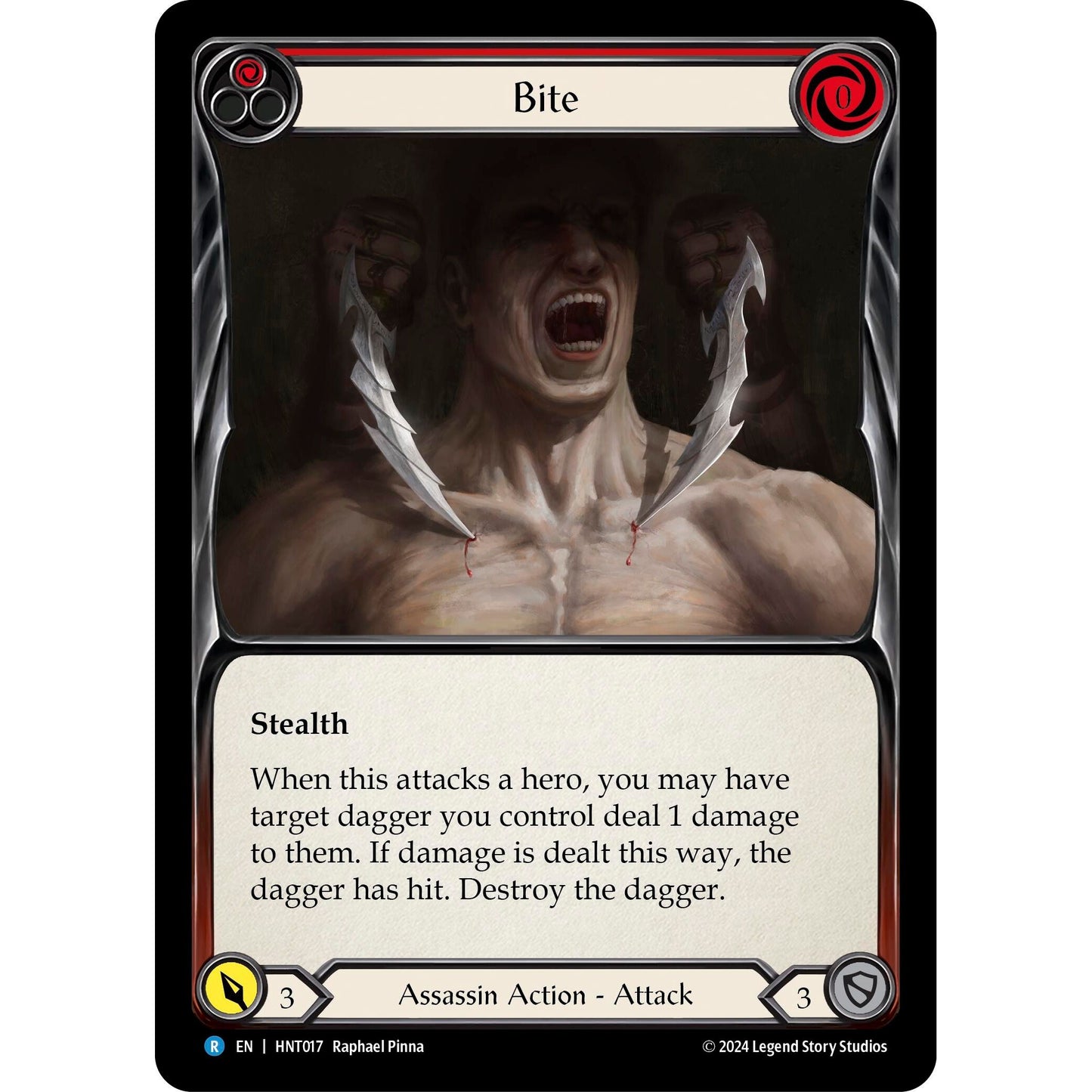 Image for Bite (Red) (HNT017) - Flesh and Blood TCG