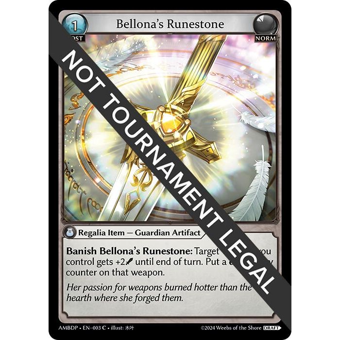 Image for Bellona's Runestone (003) (AMBDP) - Grand Archive TCG