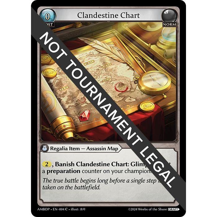 Image for Clandestine Chart (004) (AMBDP) - Grand Archive TCG