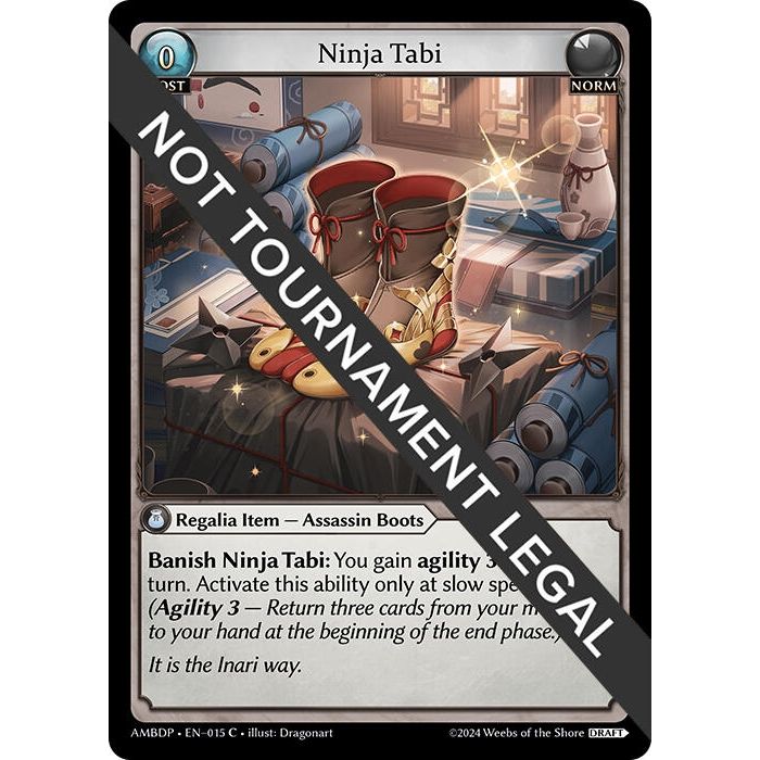 Image for Ninja Tabi (015) (AMBDP) - Grand Archive TCG