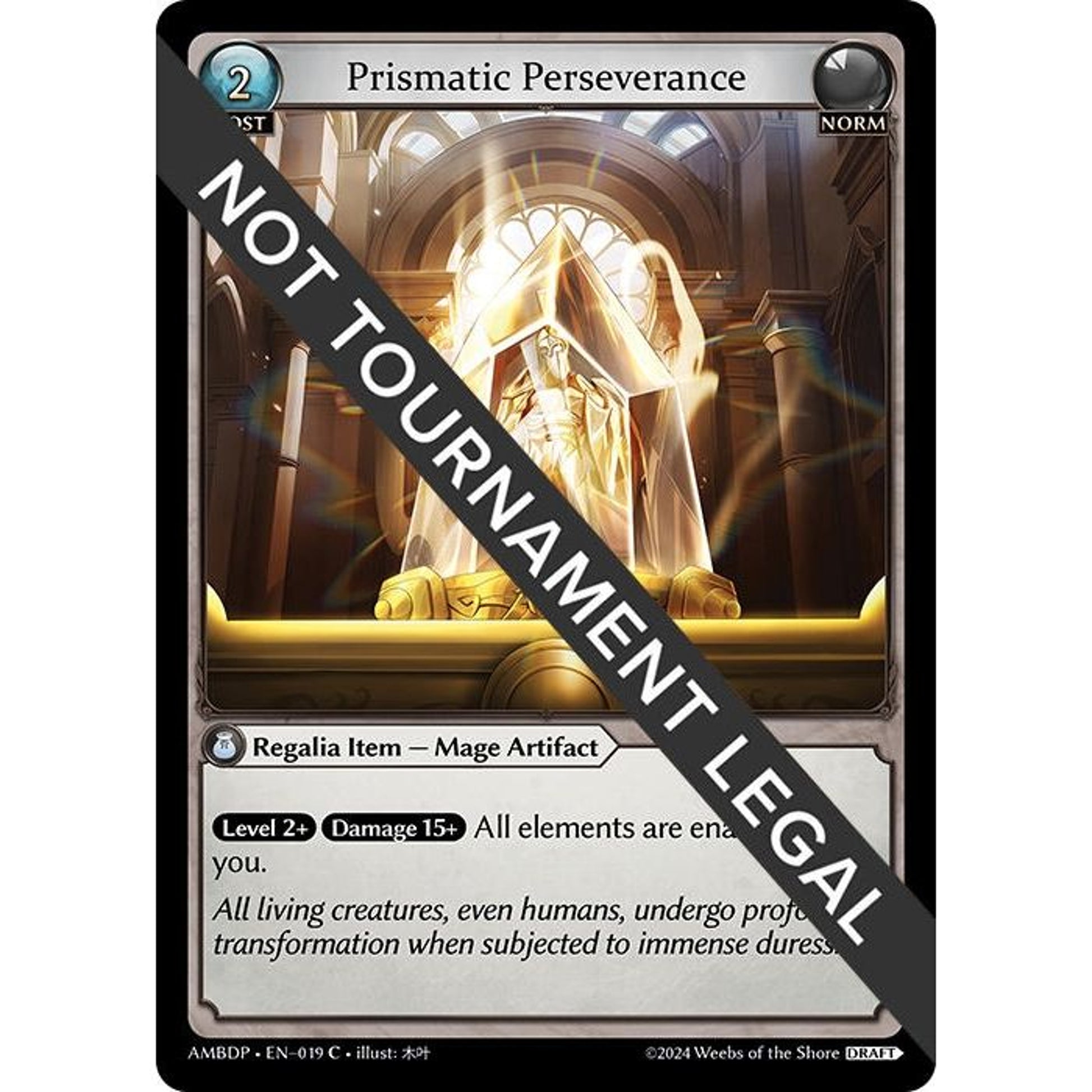 Image for Prismatic Perseverance (019) (AMBDP) - Grand Archive TCG