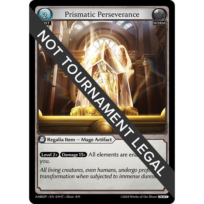 Image for Prismatic Perseverance (019) (AMBDP) - Grand Archive TCG