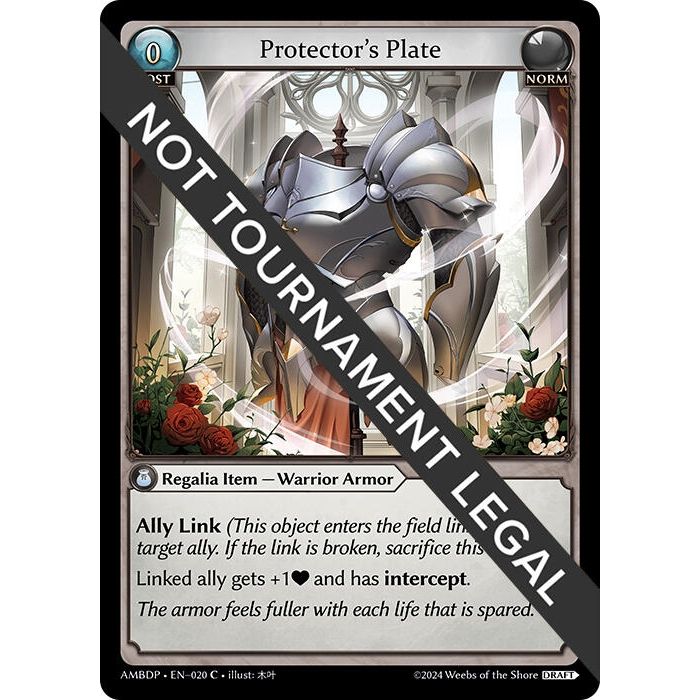 Image for Protector's Plate (020) (AMBDP) - Grand Archive TCG