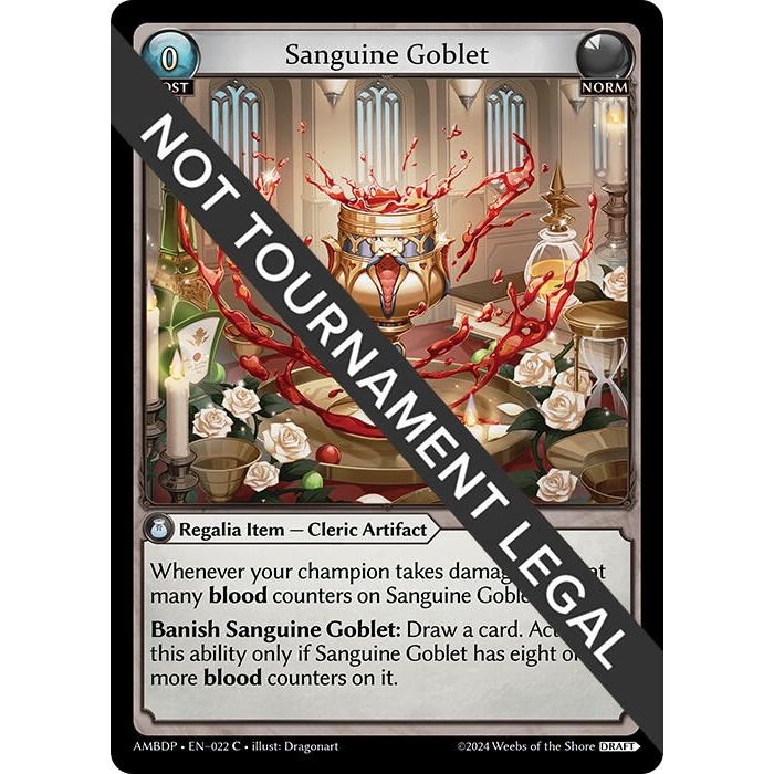 Image for Sanguine Goblet (022) (AMBDP) - Grand Archive TCG