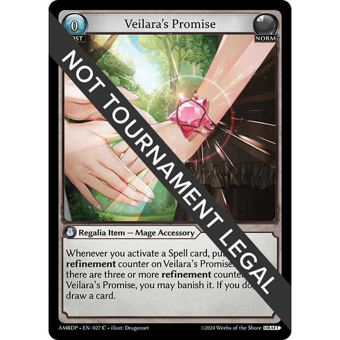 Image for Veilara's Promise (027) (AMBDP) - Grand Archive TCG