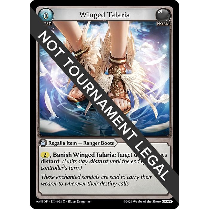 Image for Winged Talaria (028) (AMBDP) - Grand Archive TCG