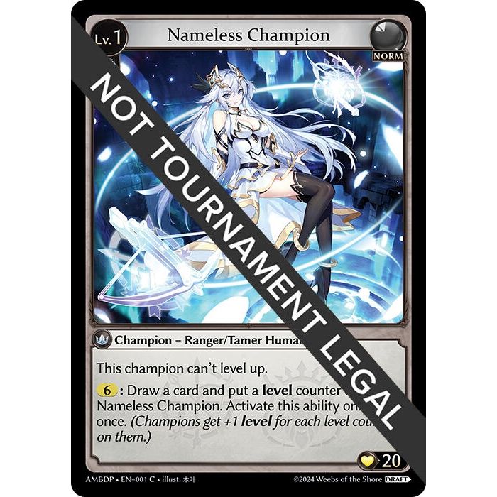 Image for Nameless Champion (Ranger/Tamer) (001) (AMBDP) - Grand Archive TCG