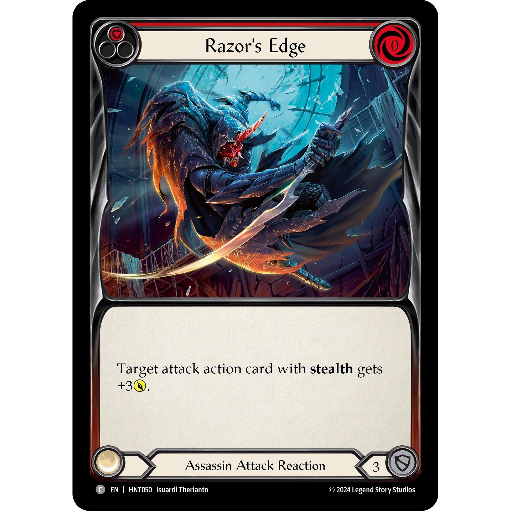 Image for Razor's Edge (Red) (HNT050) - Flesh and Blood TCG