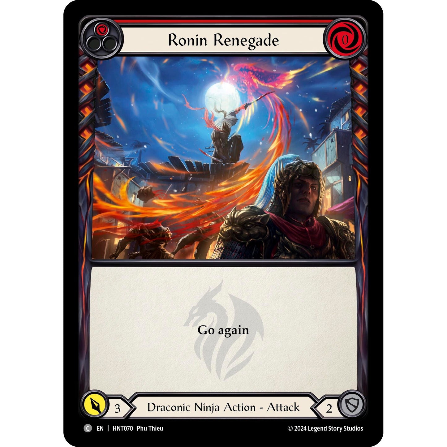 Image for Ronin Renegade (Red) (HNT070) - Flesh and Blood TCG