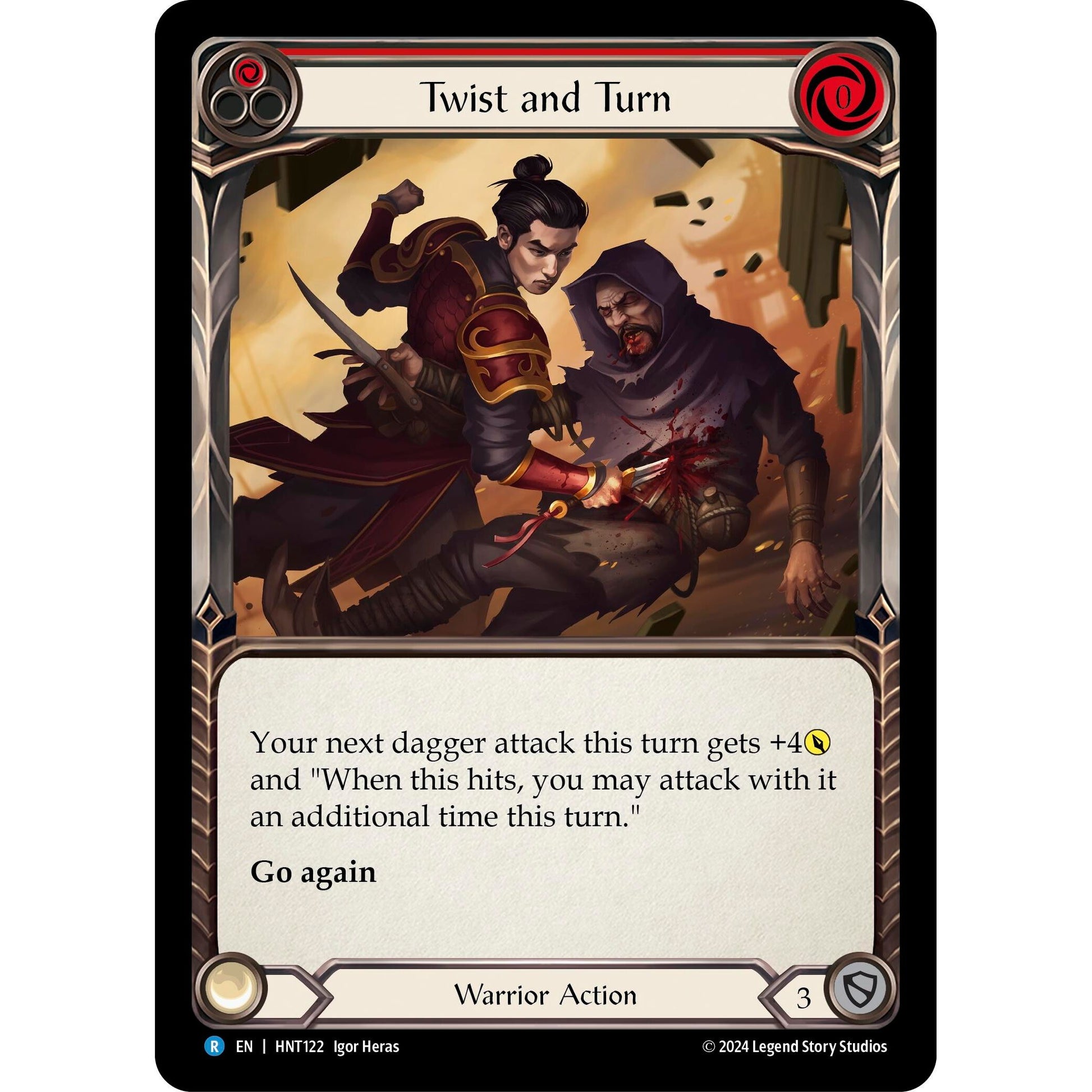 Image for Twist and Turn (Red) (HNT122) - Flesh and Blood TCG