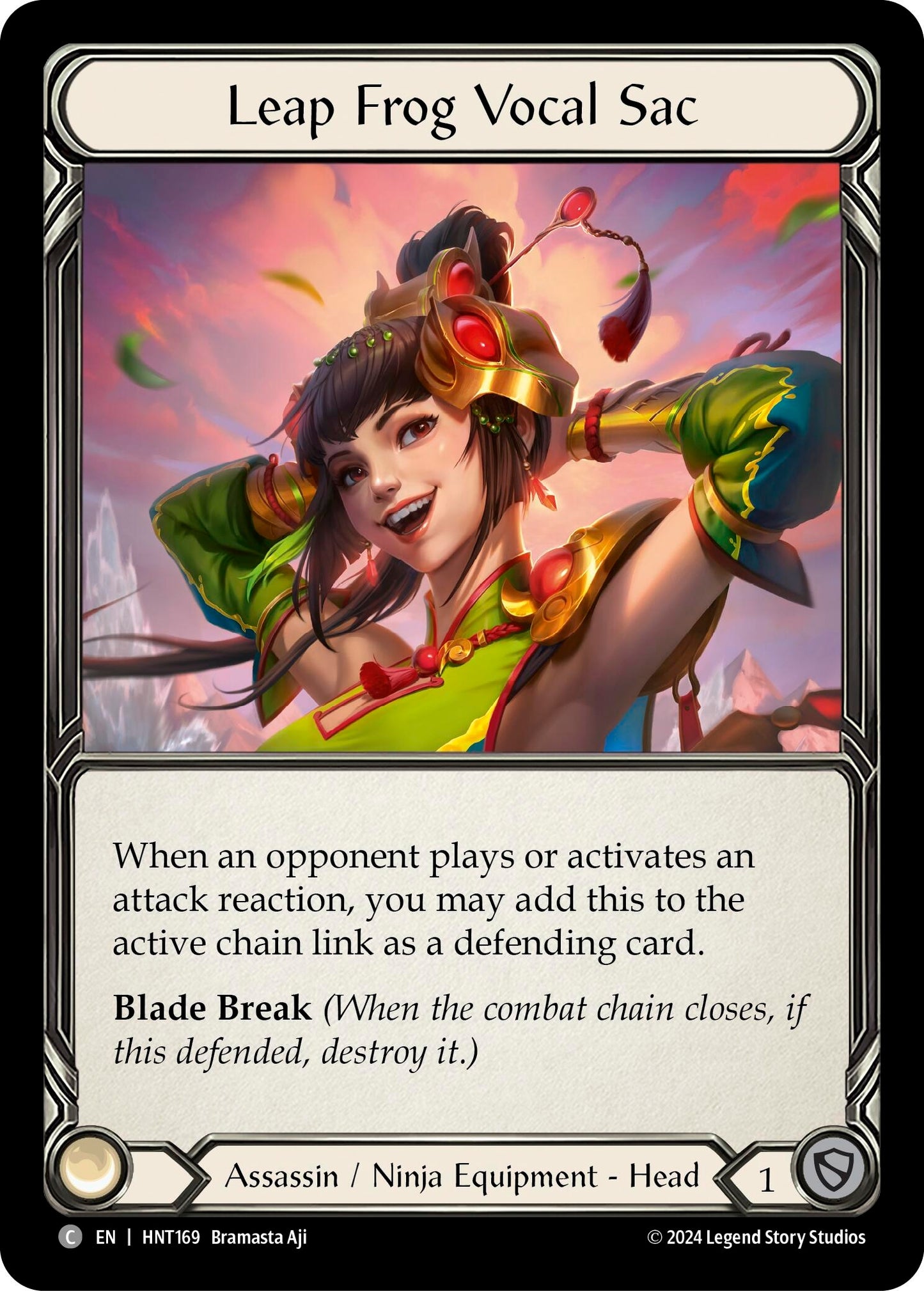 Image for Leap Frog Vocal Sac (HNT169) - Flesh and Blood TCG