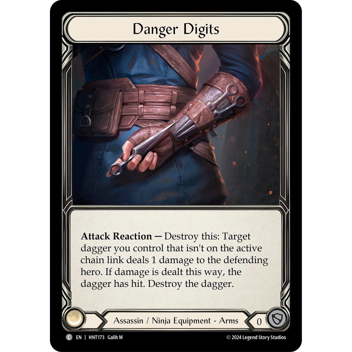 Image for Danger Digits (HNT173) - Flesh and Blood TCG
