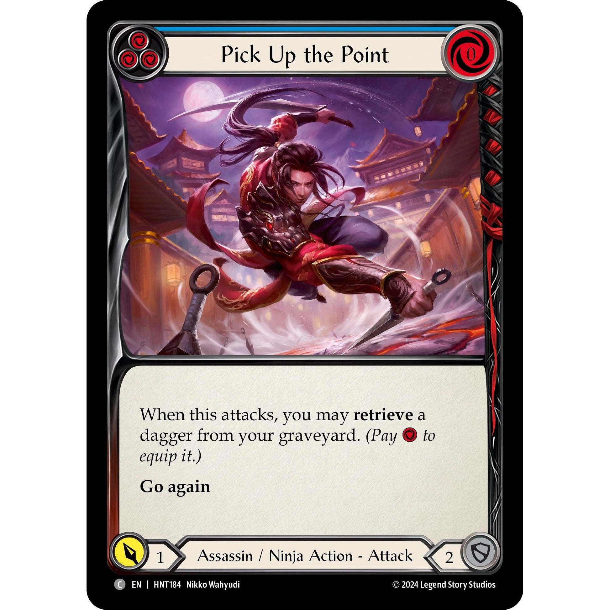 Image for Pick Up the Point (Blue) (HNT184) - Flesh and Blood TCG