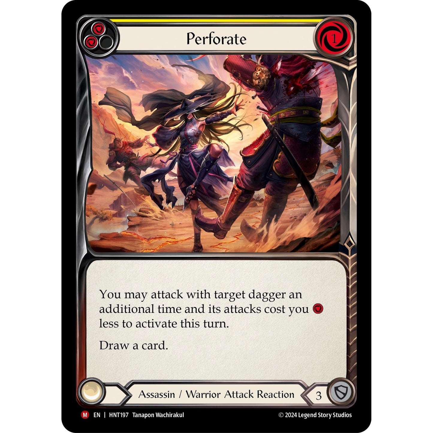 Image for Perforate (HNT197) - Flesh and Blood TCG