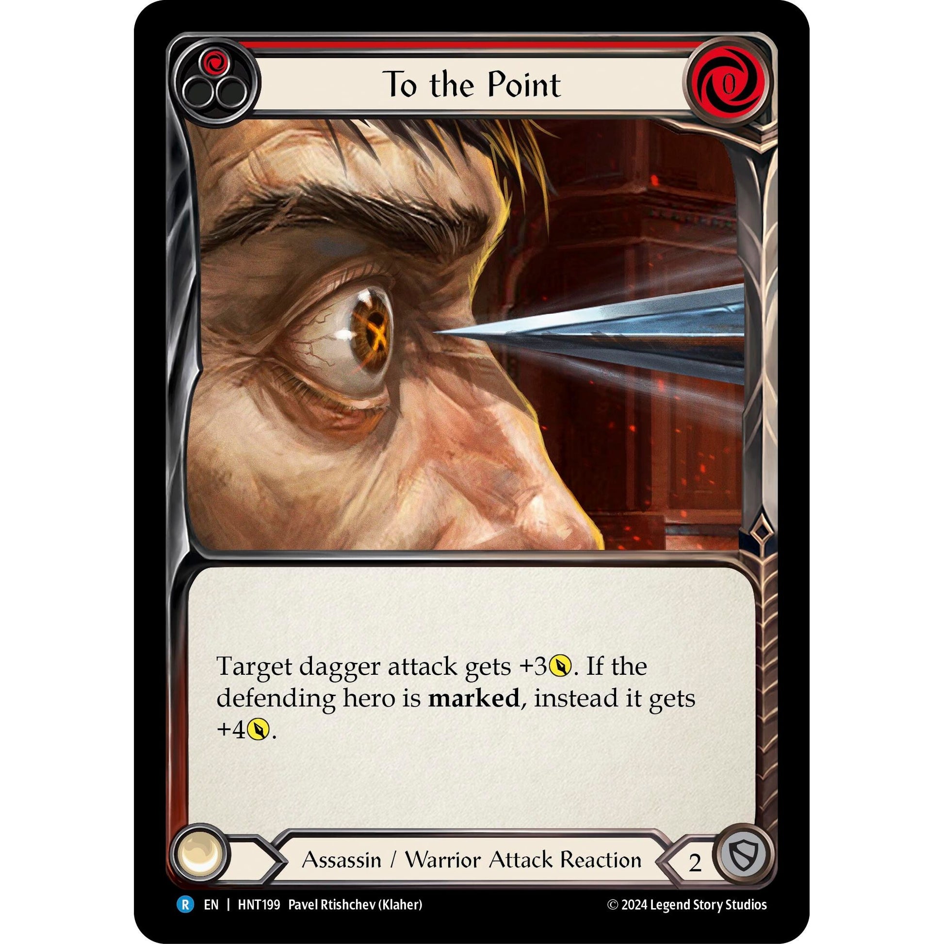 Image for To the Point (Red) - Flesh and Blood TCG
