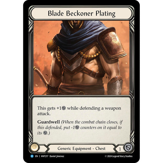 Image for Blade Beckoner Plating (HNT217) - Flesh and Blood TCG