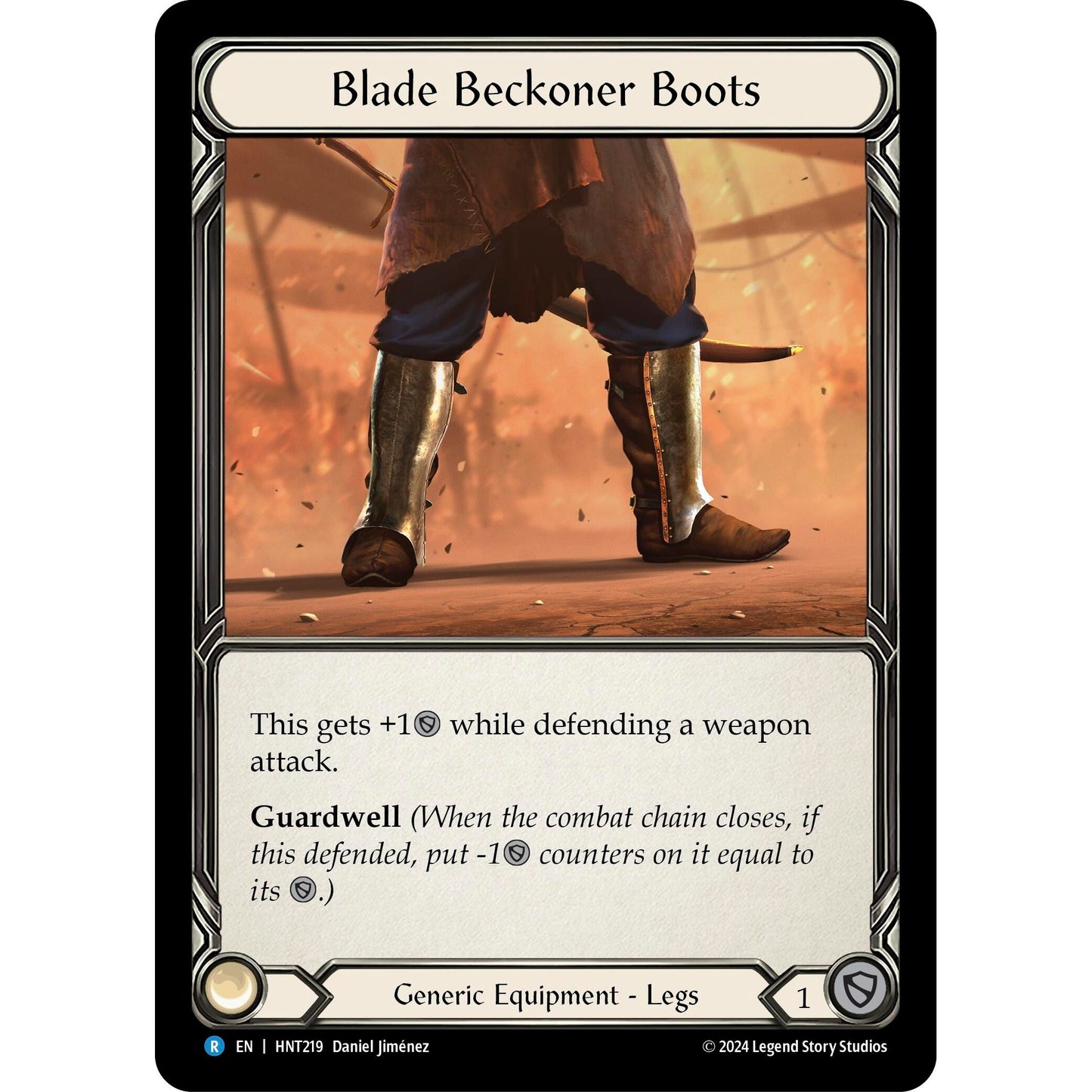 Image for Blade Beckoner Boots (HNT219) - Flesh and Blood TCG