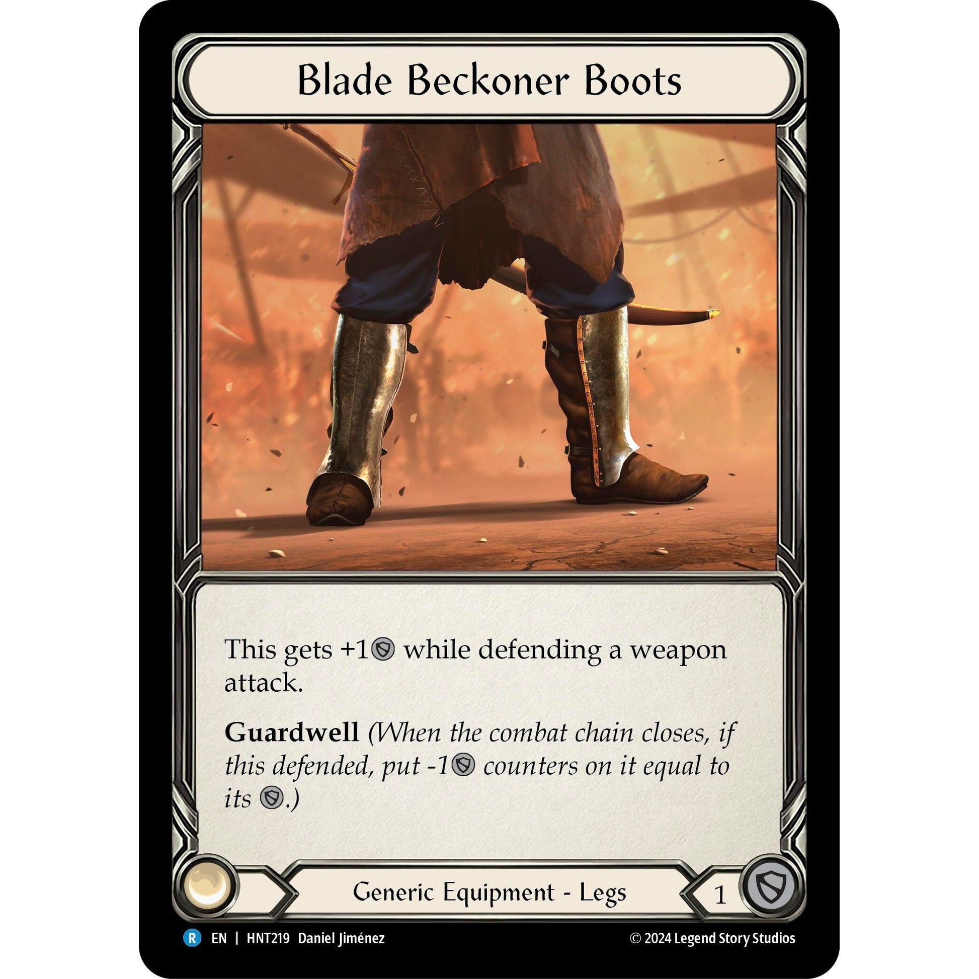 Image for Blade Beckoner Boots (HNT219) - Flesh and Blood TCG