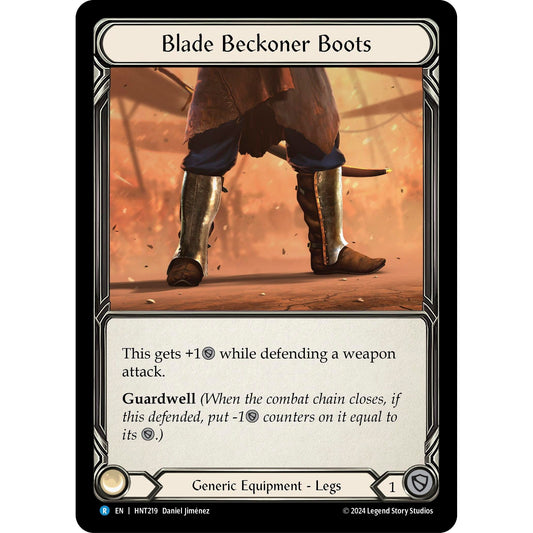 Image for Blade Beckoner Boots (HNT219) - Flesh and Blood TCG