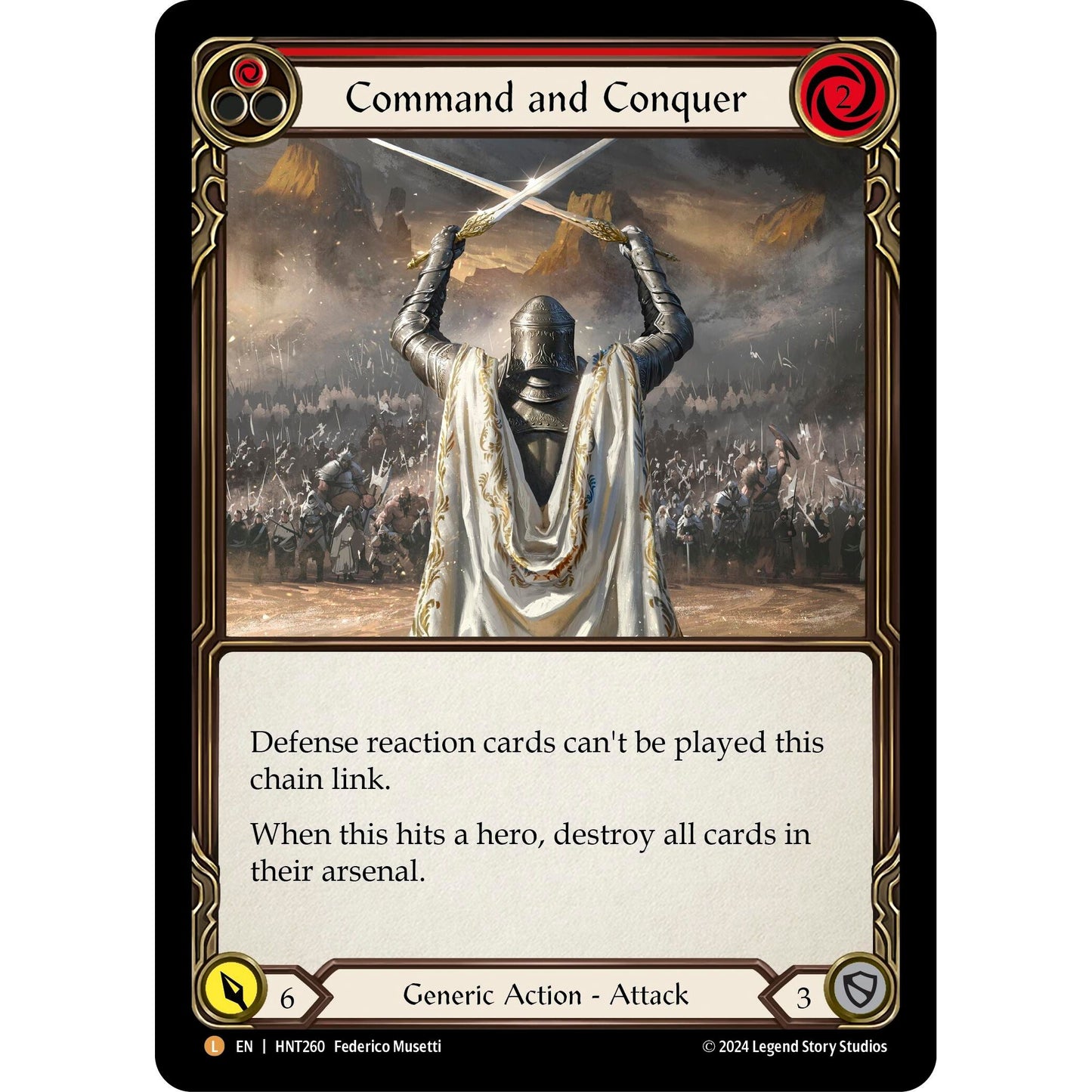Image for Command and Conquer (HNT260) - Flesh and Blood TCG