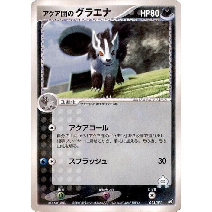 Image for Team Aqua's Mightyena (023/033) - Pokemon Japan