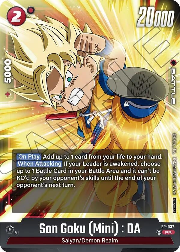 Image for Son Goku (Mini) : DA - FP-037 (FP-037) (DBSFW_PR) - Dragon Ball Super: Fusion World