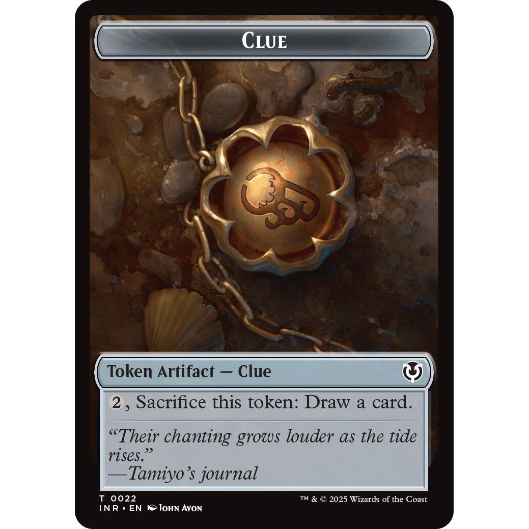 Image for Clue // Clue Double-Sided Token (22 // 22) (INR) - Magic: The Gathering