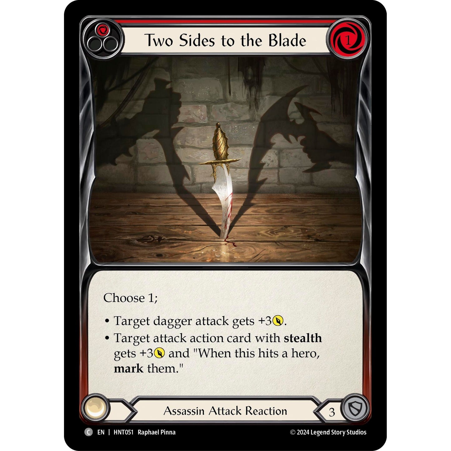 Image for Two Sides to the Blade (HNT051) - Flesh and Blood TCG