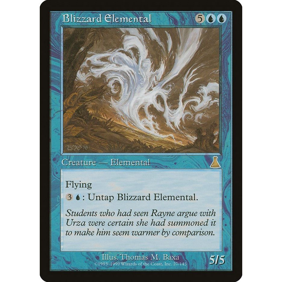 Image for Blizzard Elemental (27) (UDS) - Magic: The Gathering