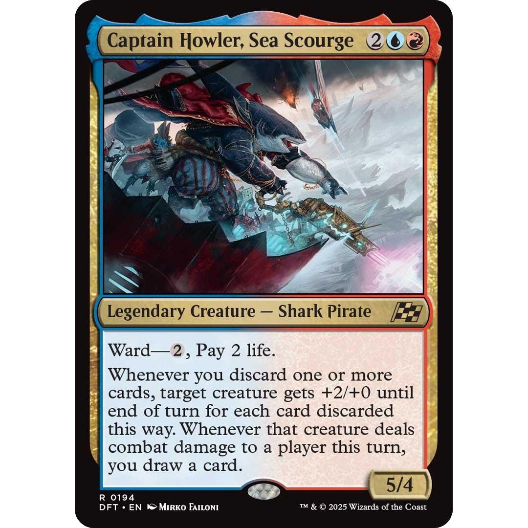 Image for Captain Howler, Sea Scourge (194) (DFT) - Magic: The Gathering