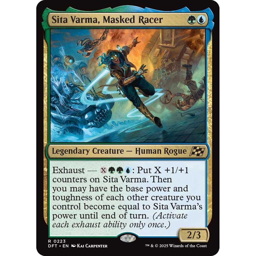 Image for Sita Varma, Masked Racer (223) (DFT) - Magic: The Gathering
