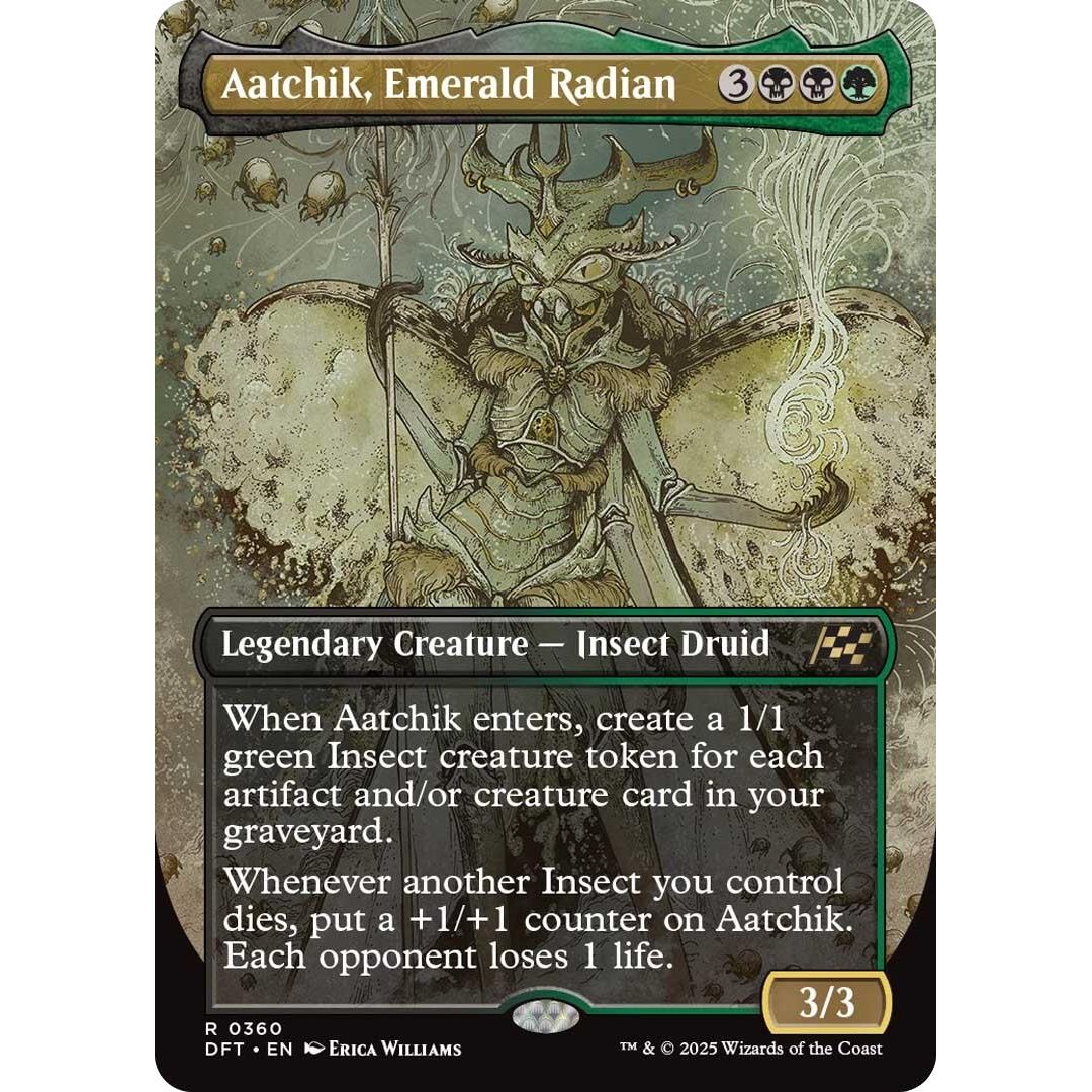 Image for Aatchik, Emerald Radian (Borderless) (360) (DFT) - Magic: The Gathering