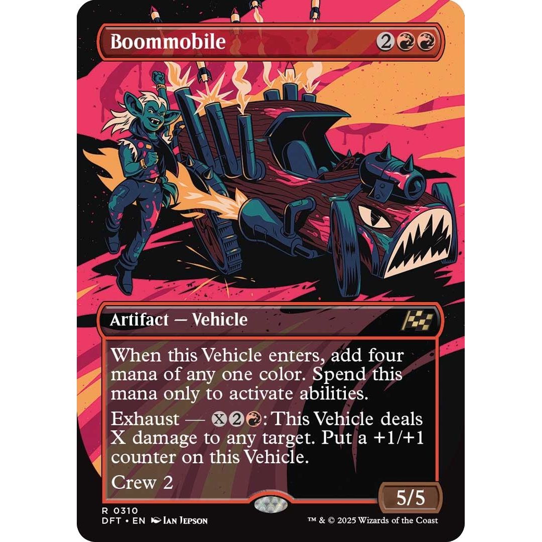 Image for Boommobile (Borderless) (310) (DFT) - Magic: The Gathering