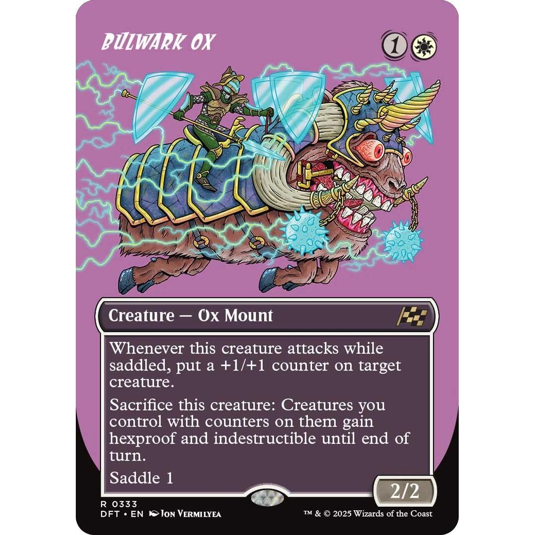 Image for Bulwark Ox (Borderless) (333) (DFT) - Magic: The Gathering