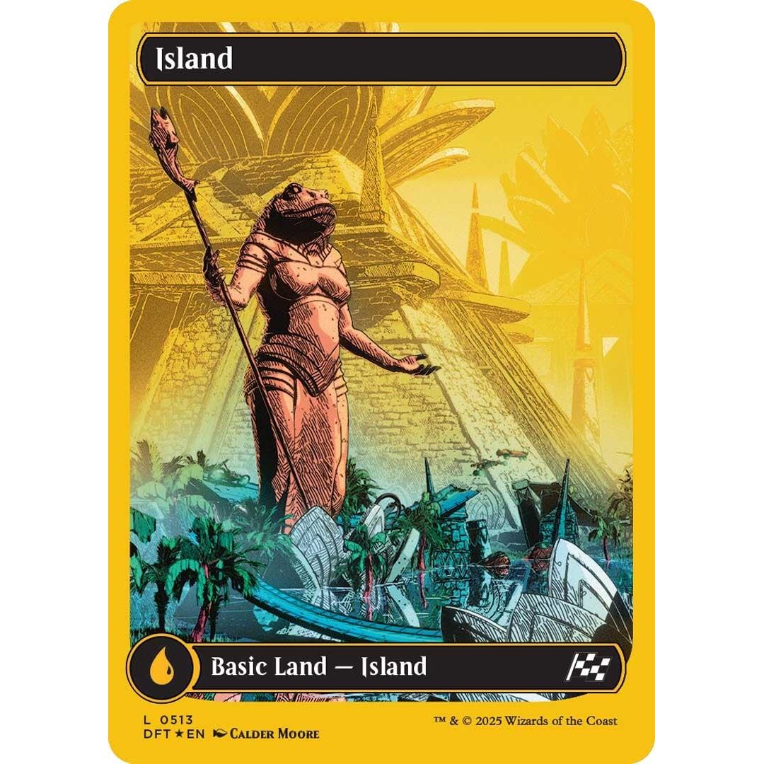 Image for Island (0513) (First-Place Foil) (513) (DFT) - Magic: The Gathering
