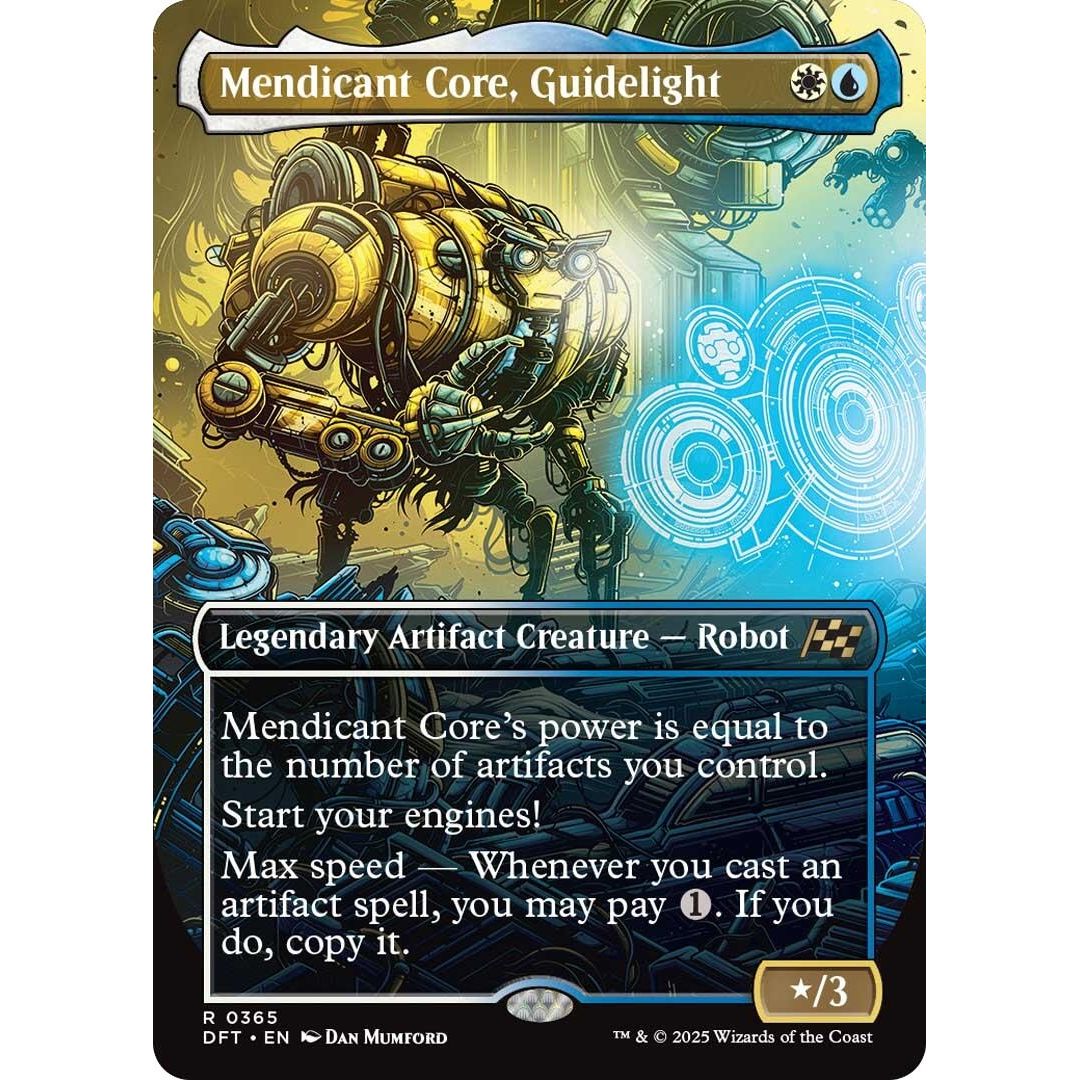 Image for Mendicant Core, Guidelight (Borderless) (365) (DFT) - Magic: The Gathering