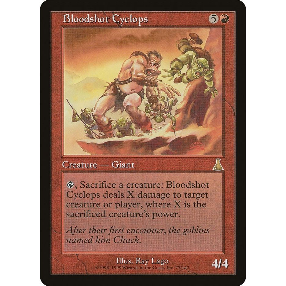 Image for Bloodshot Cyclops (77) (UDS) - Magic: The Gathering