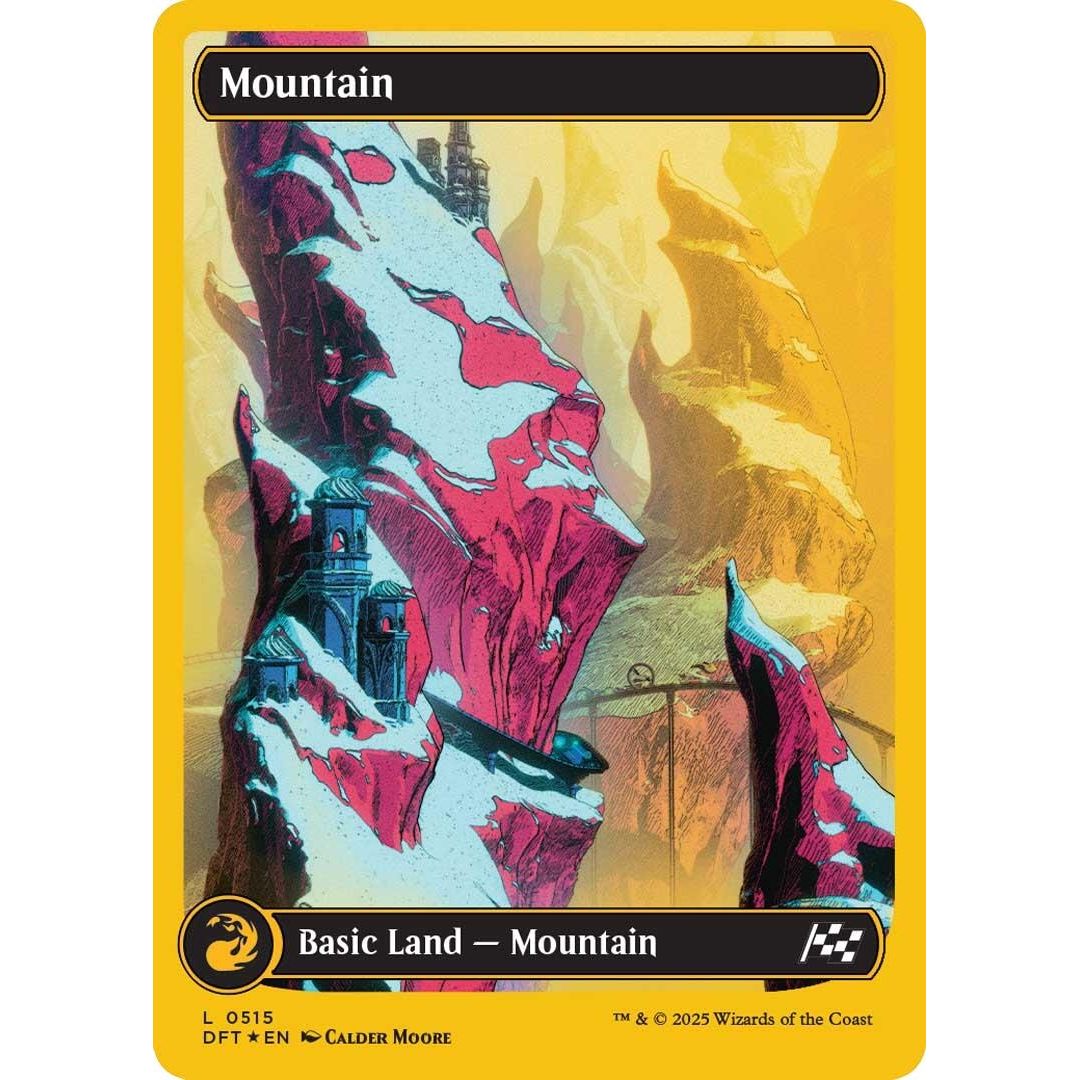 Image for Mountain (0515) (First-Place Foil) (515) (DFT) - Magic: The Gathering