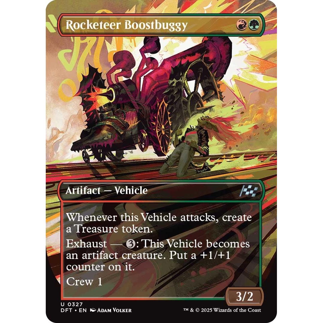 Image for Rocketeer Boostbuggy (Borderless) (327) (DFT) - Magic: The Gathering