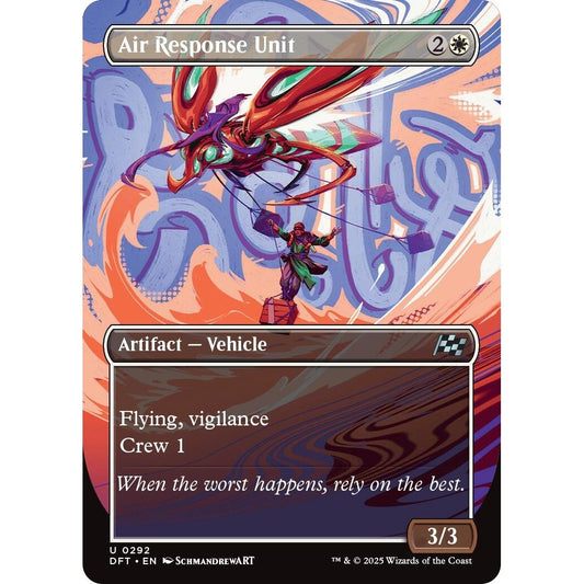 Image for Air Response Unit (Borderless) (292) (DFT) - Magic: The Gathering