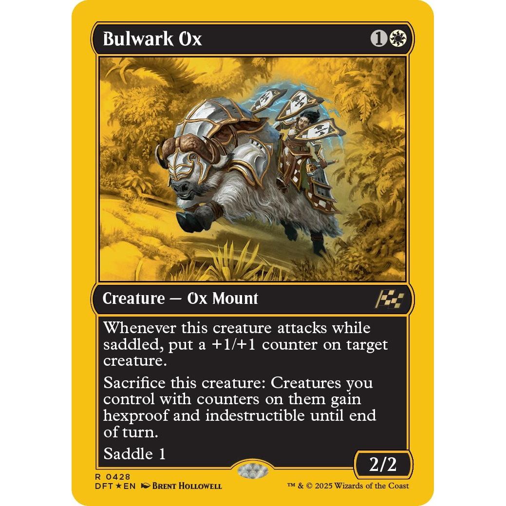 Image for Bulwark Ox (First-Place Foil) (428) (DFT) - Magic: The Gathering