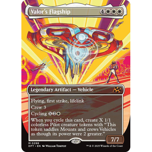 Image for Valor's Flagship (Borderless) (298) - Magic: The Gathering