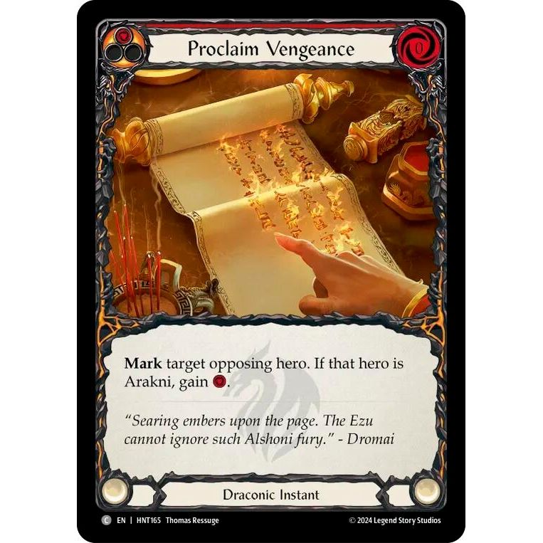 Image for  Proclaim Vengeance - Flesh and Blood TCG